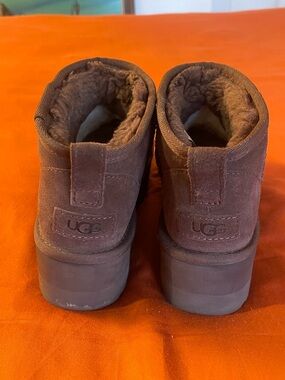 Womens UGG® Classic Ultra Mini Platform Boot ~ Chocolate